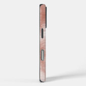 Roos Blush Pink Snake Print Case-Mate iPhone Case (Achterkant / Rechts)