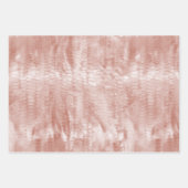 Roos Blush Pink Snake Print Inpakpapier Vel (Voorkant)