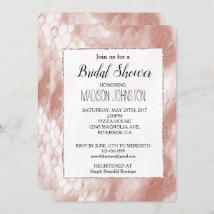 Roos Blush Roze Wit Snake Skin Kaart