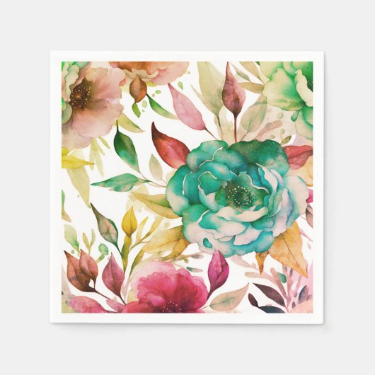 Roos Blush  Stijl Servet (Voorkant)