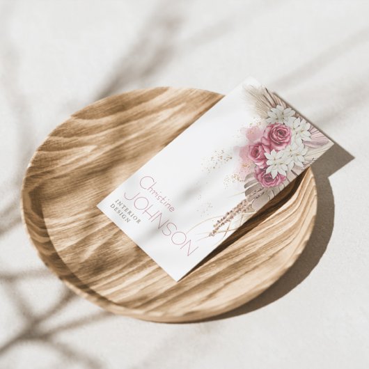 Roos Boho Bohemian Chic Visitekaartje