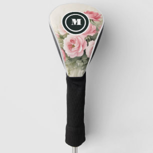Roos Boho Floral Waterverf Aangepast Golfheadcover