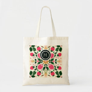 Roos Boho Floral Waterverf Aangepast Tote Bag