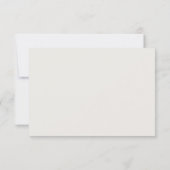 Roos Botanische bruiloft RSVP Kaartje (Achterkant)