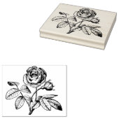 Roos Botanische Rubber Kunststempel Rubberstempel (Gestempeld)