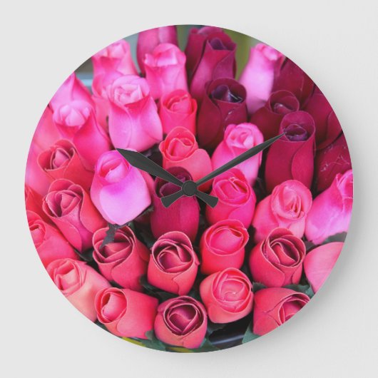 roos bouquet klok (Voorkant)