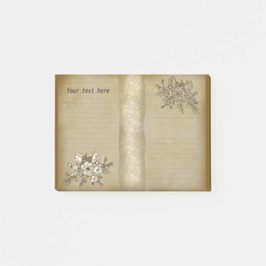 Roos Branch VintagePost-it Notes (Voorkant)