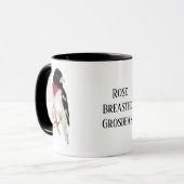 Roos Breedte van zeewier, vogel, Natuur, Mok (Voorkant links)