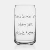 Roos & Brews Feestglas Blikvorm Glas (Achterkant)
