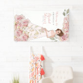 Roos Bride Vrijgezellenfeest Welkom Spandoek (Insitu)