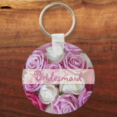 Roos Bridesmaid sleutelhanger (Voorkant)