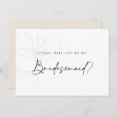 Roos briefkaart met ontwerpkaart (Voorkant / Achterkant)