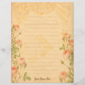  Roos briefpapier (Voorkant)