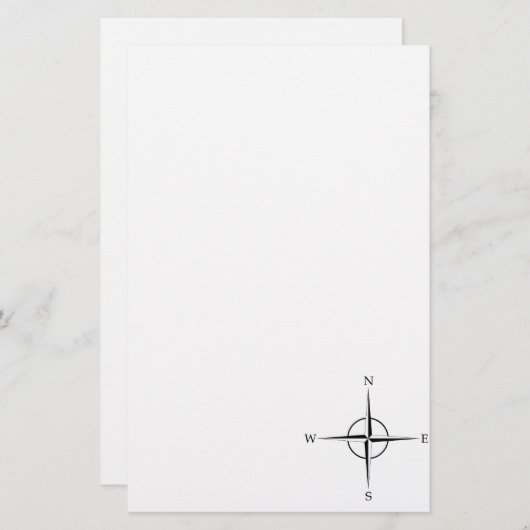 Roos Briefpapier (Voorkant / Achterkant)