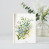 roos bril briefkaart (Staand voorkant)