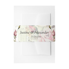  Roos bruiloft Uitnodigingen Wikkel