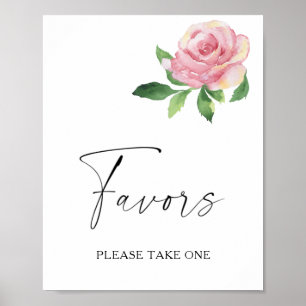 Roos - bruiloftsgeschenken, neem er één poster