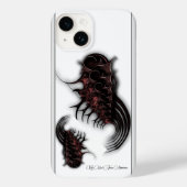 "Roos Bud Thorns Abstraction", iPhone Case (Achterkant)