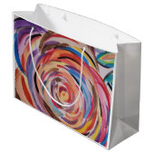 Roos Cadeau Groot Cadeauzakje (Achterkant Gekanteld)