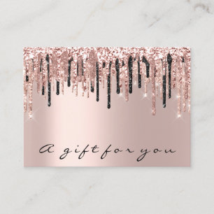 Roos Cadeaucertificaat Makeup Eyelash Hair Nails Visitekaartje