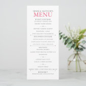 Roos Camellia Menu (Staand voorkant)