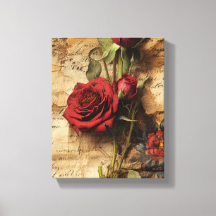 Roos Canvas Afdruk