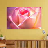 Roos Canvas Afdruk (Insitu (Woonkamer))