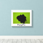 Roos Canvas Afdruk (Insitu (Houten vloer))