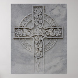 Roos Celtic Cross 16x20 Poster