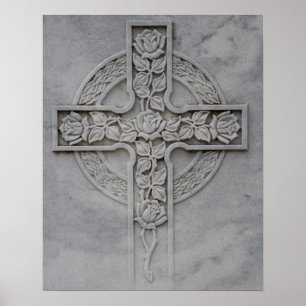 Roos Celtic Cross 16x20 Poster