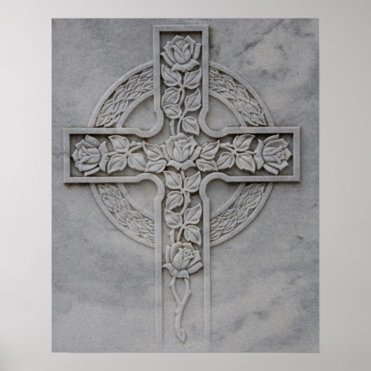 Roos Celtic Cross 16x20 Poster (Voorkant)