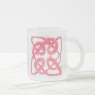 ROOS CELTIC KNOT Frosted Glass Mok