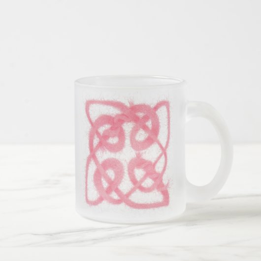 ROOS CELTIC KNOT Frosted Glass Mok (Rechts)