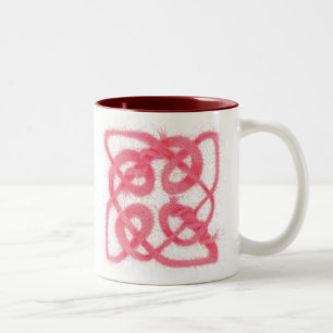 ROOS CELTIC KNOT Maroon Two-Tone Mok