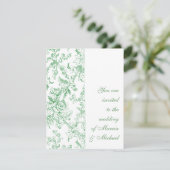 Roos Chintz Floral Pattern Kaart (Staand voorkant)