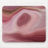 Roos Clay en Silt Agate Mousepad Muismat (Voorkant)