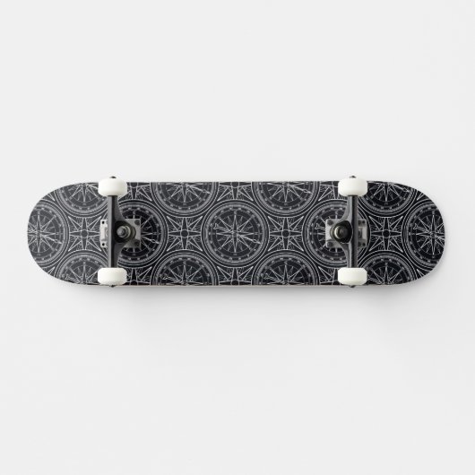 Roos compass Patroon Skateboard (Horizontaal)