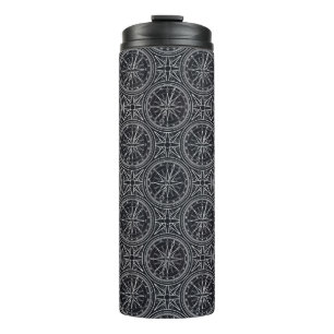 Roos compass Patroon Thermosbeker