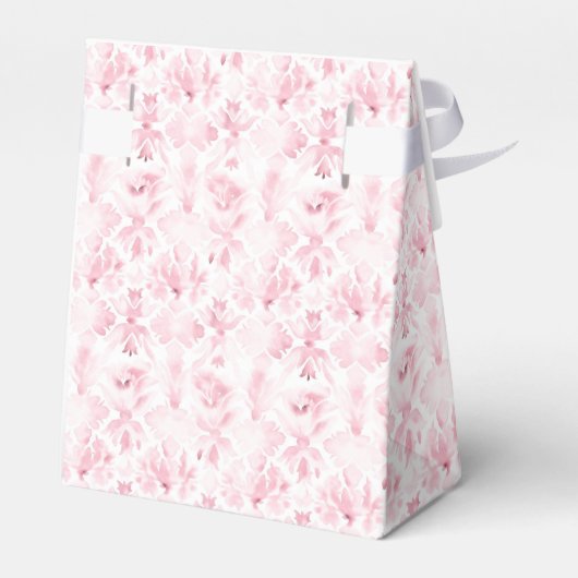 Roos Crest w / Bow | Monogram bruiloft Bedankdoosjes (Achterkant)