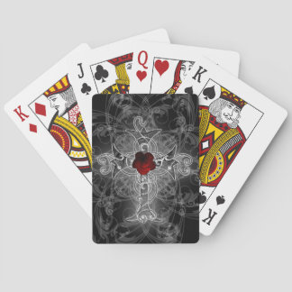 Roos Cross Gothic Art Pokerkaarten