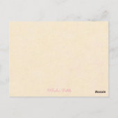 Roos Cupcake~Good Gift Scripts Briefkaart Afdrukke (Achterkant)