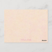 Roos Cupcake~Good Gift Scripts Briefkaart Afdrukke (Achterkant)