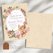  Roos Cupid Galentine's Cocktail Party Kaart