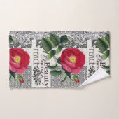 Roos Damask Floral Antiek Bad Handdoek (Handdoek)