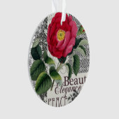 Roos Damask  Floral Antiek Ornament (voorkant)