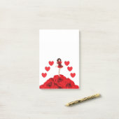 Roos De danser Post-it® Notes (Op bureau)