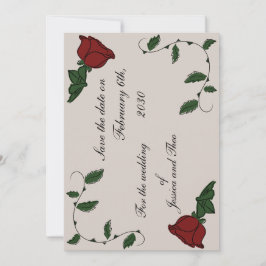 Roos De datum opslaan Save The Date