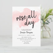 Roos de hele dag Bachelorette Weekend Route Kaart (Staand voorkant)