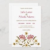  Roos Design  Classic Fusion Bruiloft Kaart (Voorkant / Achterkant)