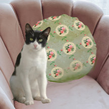  Roos Doily Green Damask